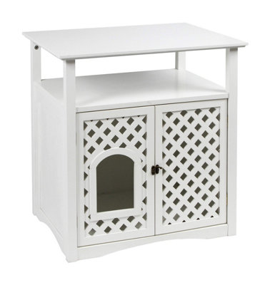 Kerbl Helena Cat House In White 64X46X65Cm