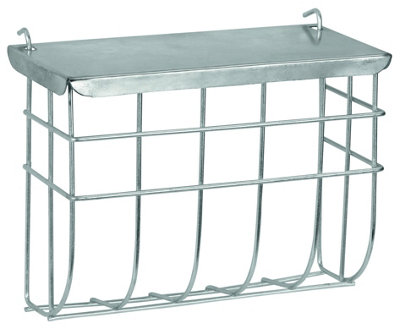 Kerbl Metal Hayrack With Cover 17X13Cm