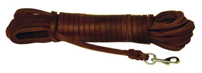 Kerbl Leather Training Long Leash8mm/10M from B&Q