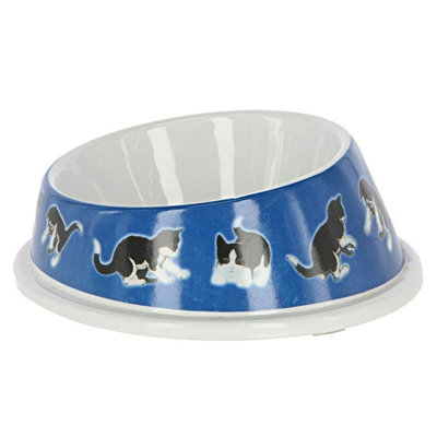 Kerbl Cat Pictured Bowl In Melamine140 Ml