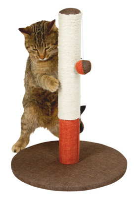 Kerbl Scratching Post Opal Basic Bordeaux/brown37X37X50Cm