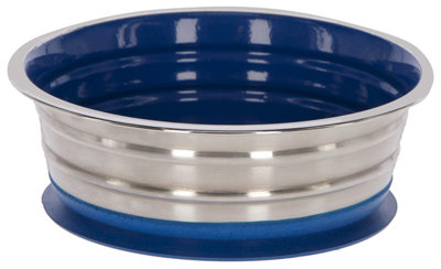 Kerbl St. Steel Dog Bowl950 Ml With Suction Cup Function