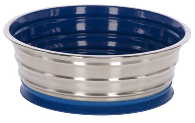 Kerbl St. Steel Dog Bowl1900 Ml With Suction Cup Function
