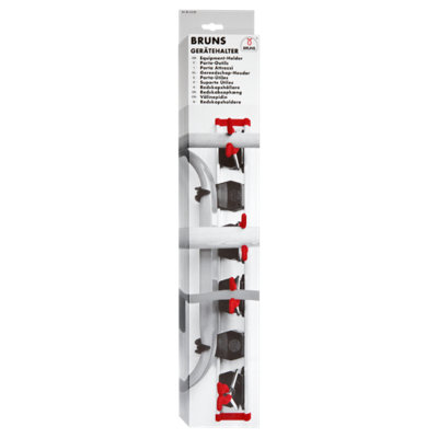 Bruns 0.5M Rail & 4 Tool Holders & 2 Tool Hooks from B&Q