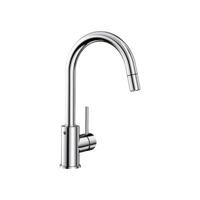 Blanco Mida-SKitchen Mixer Tap In Chrome With Pull-Out Hose from B&Q