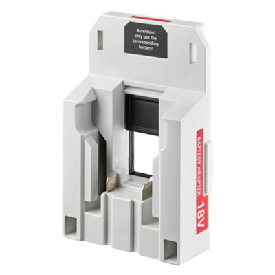 Draper 32525 Laserliner 036.380.7A Multi-18V Battery Adapter Set from B&Q