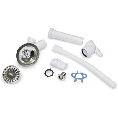 Villeroy-Boch Villeroy & Boch 90mm Chrome Pop-Up Basket Strainer Waste Kit 82850061 from B&Q