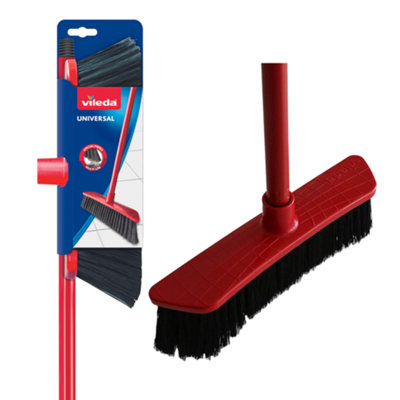 B&Q -  Universal Straight Soft & Stiff Synthetic Indoor Floor Broom(W)70mm