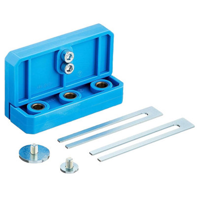 Hettich Accura Dowel Drill Guide Jig Bluejig 9079402 from B&Q