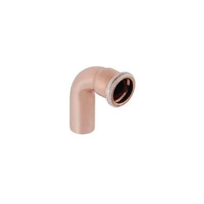 Geberit Geb 34507 Copper Bend 90 Pln End Gas 15mm from B&Q