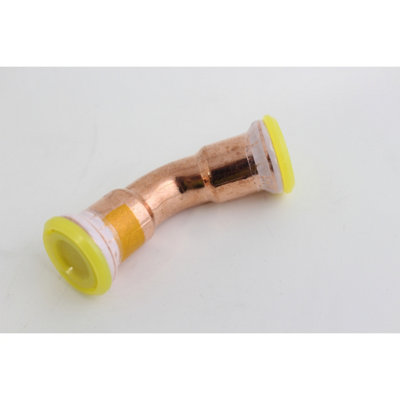 Geberit Mapress 34514 Copper Bend 45 Gas15mm from B&Q