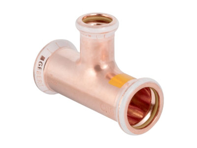 Geberit Mapress 34544 Copper Red Tpiecegas 35mm X 28 X 35 from B&Q
