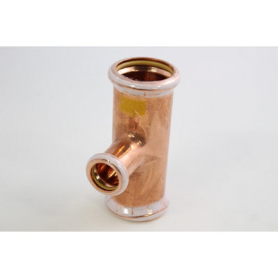Geberit Mapress 34588 Copper Red Tpiecegas 28 X 15 X 28mm from B&Q