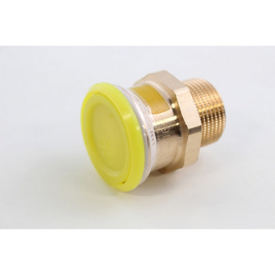 Geberit Mapress Copper Press-Fit Adaptor With Male Thread (Gas) 28mmx3/4" 34678 from B&Q