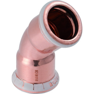 Geberit 35mm 60606 Mapress 45Deg Elbow Copper from B&Q