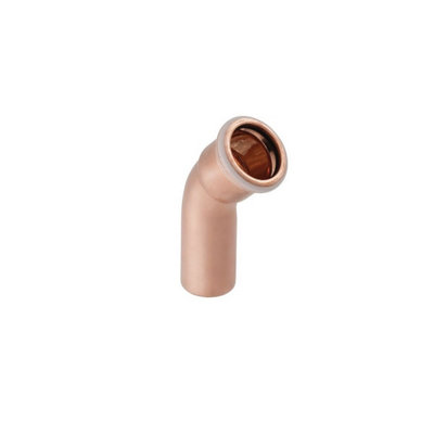 Geberit Mapress Copper Press-Fit Bend 45 Degree (Water) 22mm 60704 from B&Q