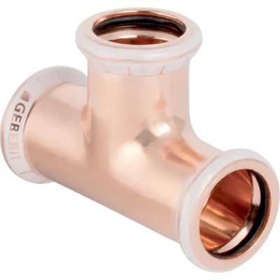 Geberit Mapress Copper T-Piece Equal 66.7mm 61010 from B&Q