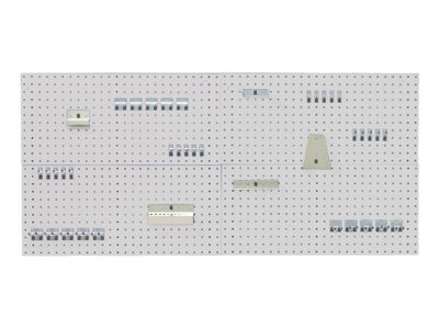 Bott 14031422.16 Perfo Panel & Hook Kit Light Grey Bot140314226 from B&Q