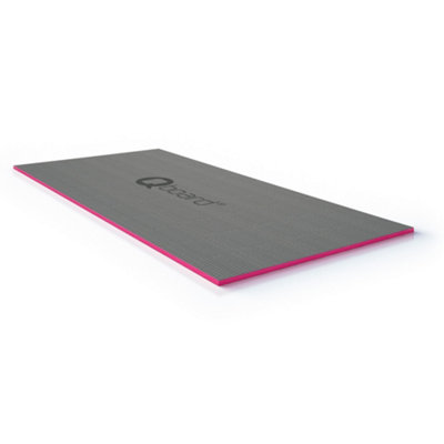 Qboard Basiq Square Edge 10mm Backerboard (H)1200mm (W)600mm from B&Q