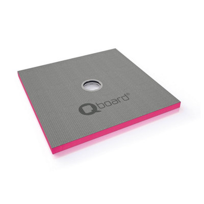 Qboard Liquid Wetroom Floor Former With Centre Drain (W)900mm (L)1800mm from B&Q
