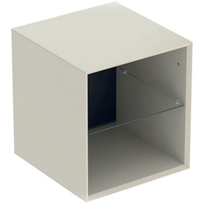 Geberit One Bathroom Side Element Shelf Sand Grey (Unit Only) 505.079.00.4 from B&Q