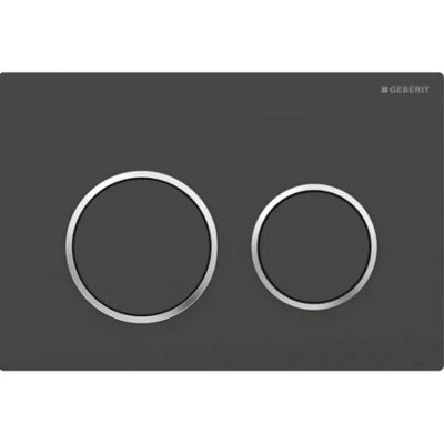 Geberit 115.085.14.1 Flushplate Omega20 Dual Flush 115.085.14.1 from B&Q