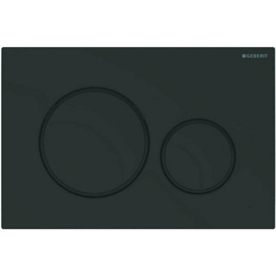 Geberit Duofix Wc Flush Plate Sigma 20Matte Black (115.882.16.1) from B&Q
