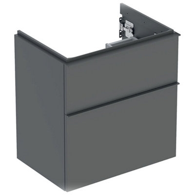 Geberit Soft Close Drawer Basin Cabinet Lava Matt (Unit Only) 502.307.jk.1 from B&Q