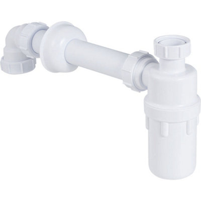 Geberit Basin Plastic Bottle Bottom Trap With Horizontal Outlet 500.129.00.1 from B&Q
