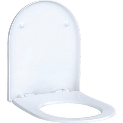 Geberit Soft Close Wc Toilet Seat & Cover 356mm White (Seat Only) 500.660.01.2 from B&Q