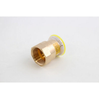 Geberit Mapress 34687 Copper Adaptor Ft Gas22mm Rp3/4In from B&Q