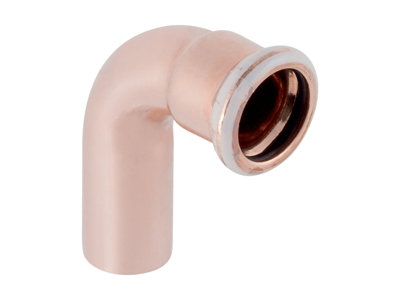 Geberit Mapress 60308 Copper Plain End 90Degree Elbow 54mm from B&Q
