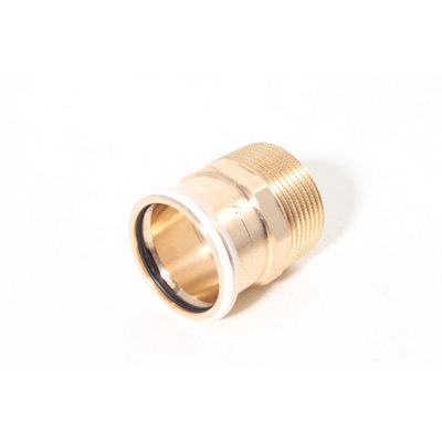 Geberit Mapress 61709 Copper Adaptorwith Male Thread 35mm X 1.1/4In from B&Q