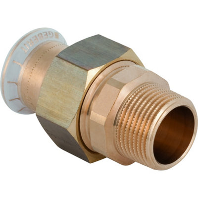 Geberit Mapress Adaptor Union Copper 28mm Press-Fit 65535 from B&Q