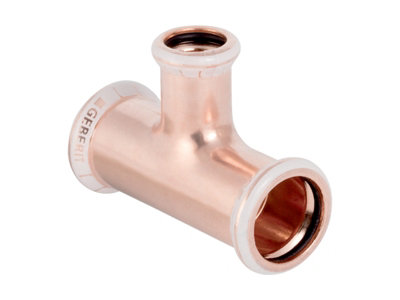 Geberit Mapress 61226 Copper T-Piece Reducer 54 X 42 X 54mm from B&Q