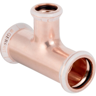 Geberit Geb Prs 61229 Copper Tpiece Red 42 X 15 X 42 from B&Q