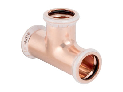 Geberit Mapress 61007 Copper Equal T-Piece 42mm from B&Q