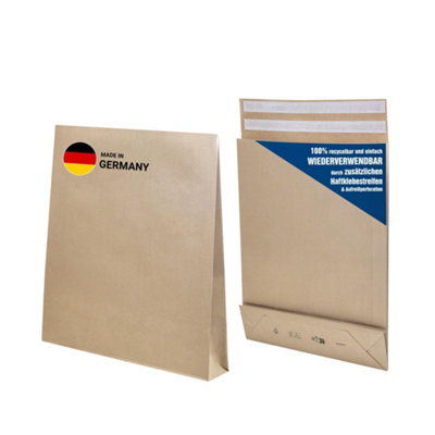 Bongio E-Green Kraft Mailer 229X162X40mm 120Gsm Peel & Seal from B&Q
