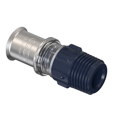 Wavin Tigris K5 Connector Single Male Thread 0.75 Inch X20mm from B&Q