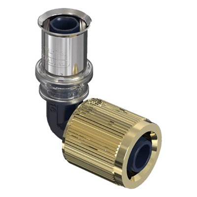 Wavin Tigris K5 Toilet Tank Elbow 0.5 Inch X16mm from B&Q
