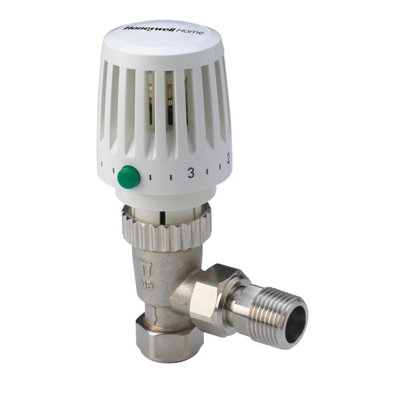 Honeywell Home Valencia Traditional Angled Thermostatic Radiator Valve 15mm Vt117-15A from B&Q