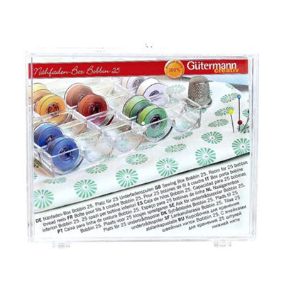 B&Q -  Sew Box Bobbin 25Bobbin Box: 25 BobbinsGutermann