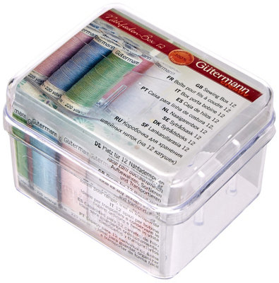 B&Q -  Sewing Box 12Sewing Thread Box: 12 SpoolGutermann