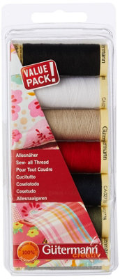 Groves Of Thames Tset Sew-All 7X100MThread Set: Sew-All: 7 X 100M: AssortedGutermann from B&Q