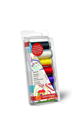 Groves Of Thames Tset Rayon 40 7X200MThread Set: Rayon 40: 7 X 200M: ClassicGutermann from B&Q