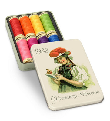 Groves Of Thames N/box 1928 8X100MThread Storage Tin: Nostalgic '1928': Sew-All: 8 X 100M: Bright ShadesGutermann from B&Q