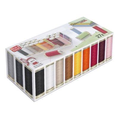Groves Of Thames T/box Sew-All 100MThread Set: Sew-All: 100M: Pack Of 27Gutermann from B&Q