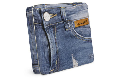 Groves Of Thames Thread Storage Tin: Denim Thread With Needles And Labels: 12 X 100M: Assorted from B&Q