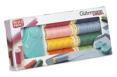 Groves Of Thames Thread Set: Sew-All: 8 X 100M: With Folding Rotary Cutter from B&Q