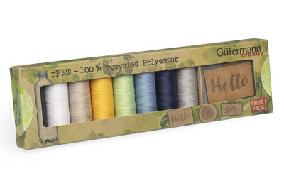 Groves Of Thames T/set Rpet S/a LabelsThread Set: Sew-All Rpet: 8 X 100M: With LabelsGutermann from B&Q